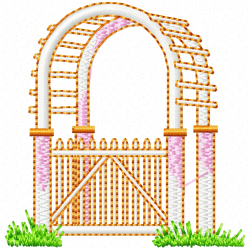 Garden Barriers Embroidery Design 5 Garden Barriers Embroidery Design 5